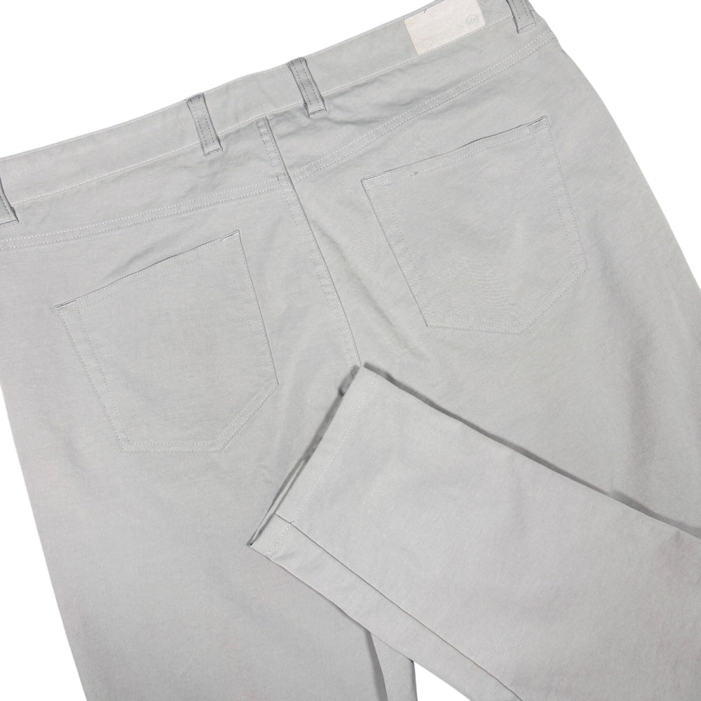 Peter Millar Gale Gray 5-Pocket Pants Mens 36x28 Performance Trousers Golf EB66